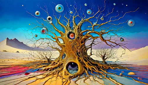 Guardiani del deserto ET_2121 by Eugenio Tocchet, Digital for Sale on Singulart