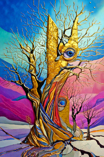 Guardiani del deserto ET_2148 di Eugenio Tocchet, Digitale in vendita su Singulart