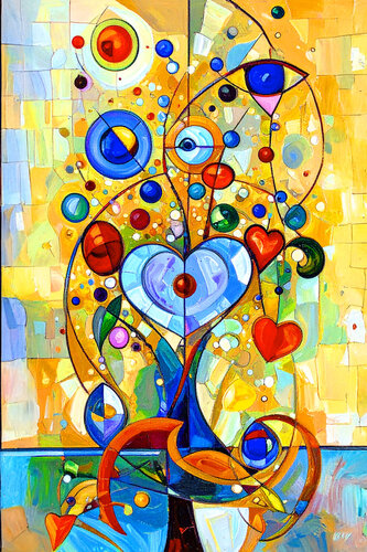 Abstract Presence ET0525-165 van Eugenio Tocchet, Digitaal te koop op Singulart