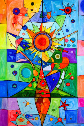 Abstract Presences ET0625-40 par Eugenio Tocchet, Digital en vente sur Singulart