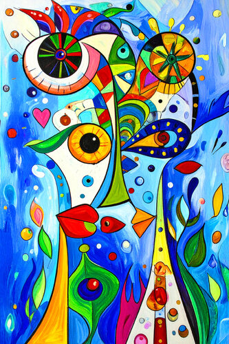 Abstract Presence ET0625-88 van Eugenio Tocchet, Digitaal te koop op Singulart
