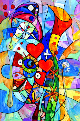 Abstract Presence ET0625-89 van Eugenio Tocchet, Digitaal te koop op Singulart