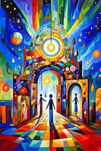 Oltre la grande porta... ET0625-48 van Eugenio Tocchet, Digitaal te koop op Singulart