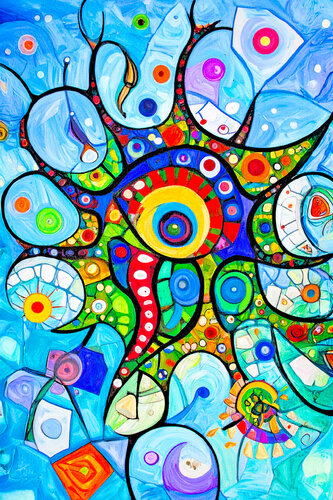Abstract Presence ET0725-132 di Eugenio Tocchet, Digitale in vendita su Singulart