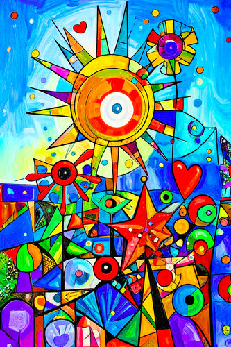 Abstract Presence ET0725-116 di Eugenio Tocchet, Digitale in vendita su Singulart