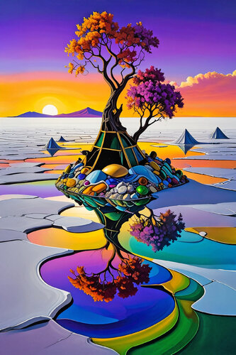 Alchemical Flows ET0925-31 de Eugenio Tocchet, Digital a la venta en Singulart