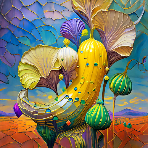 Alchemical Flows / Ethereal Quadrants SDA_654 van Eugenio Tocchet, Digitaal te koop op Singulart