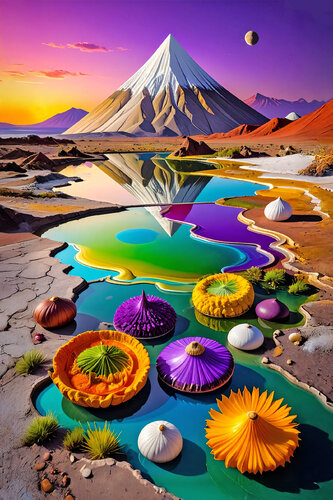 Alchemical Flows ET0925-96 de Eugenio Tocchet, Digital a la venta en Singulart