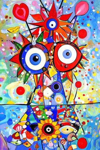 Abstract Presences ET0725-33 van Eugenio Tocchet, Digitaal te koop op Singulart
