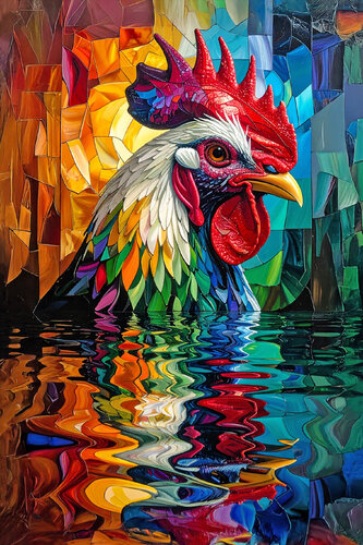 GALLUS Aqua Portraits ET1025-83 by Eugenio Tocchet, Print for Sale on Singulart