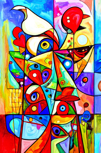 Abstract Presence ET0725-7 de Eugenio Tocchet, Impresión a la venta en Singulart