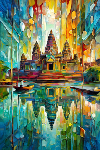 ANGKOR WAT AI_340 von Eugenio Tocchet, Druck kaufen auf Singulart