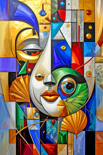 Abstract Presence Goldscape ET1225-125 von Eugenio Tocchet, Druck kaufen auf Singulart