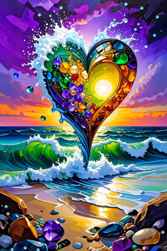 Heart of the Earth - ET1225-110 de Eugenio Tocchet, Impresión a la venta en Singulart