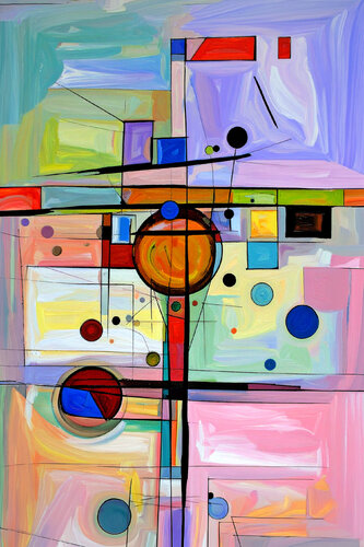 Abstract Presence Goldscape ET0525-56 von Eugenio Tocchet, Druck kaufen auf Singulart