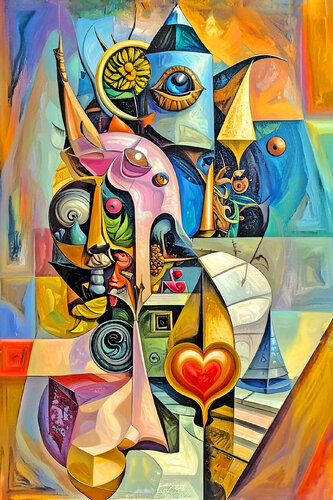 Abstract Presence Goldscape ET0126-4 by Eugenio Tocchet, 인쇄 for Sale on Singulart