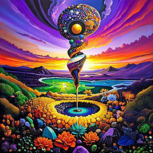 Imaginal Landscape ET1125-264 di Eugenio Tocchet, Stampa in vendita su Singulart