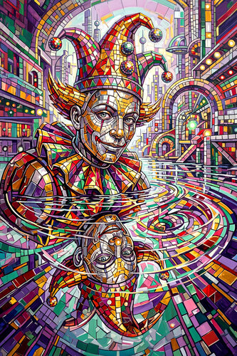 Living Matter / The Clown ET0426-56 de Eugenio Tocchet, Impresión a la venta en Singulart
