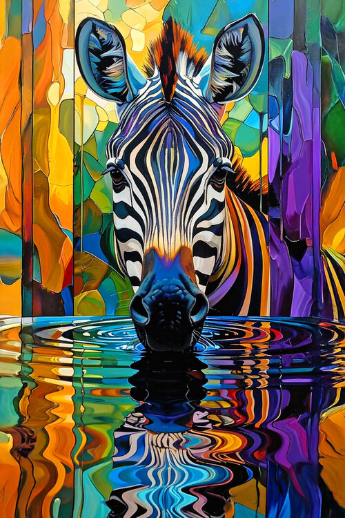 ZEBRA - Aqua Portraits ET1125-93 Eugenio Tocchet