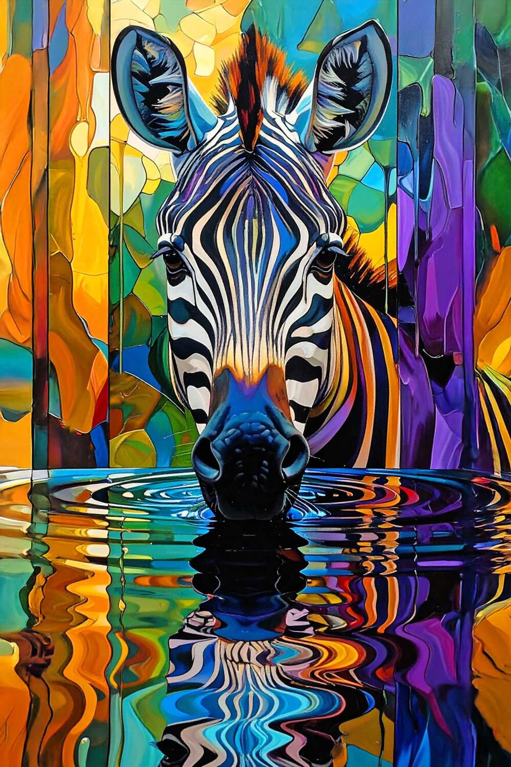 ZEBRA - Aqua Portraits ET1125-93 Eugenio Tocchet