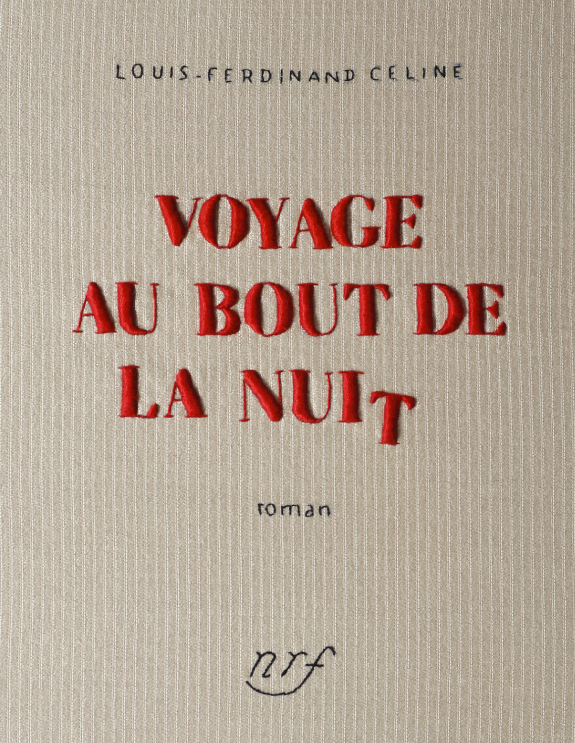 VOYAGE AU BOUT DE LA NUIT, LF CELINE Sophie Liard Textil zu verkaufen