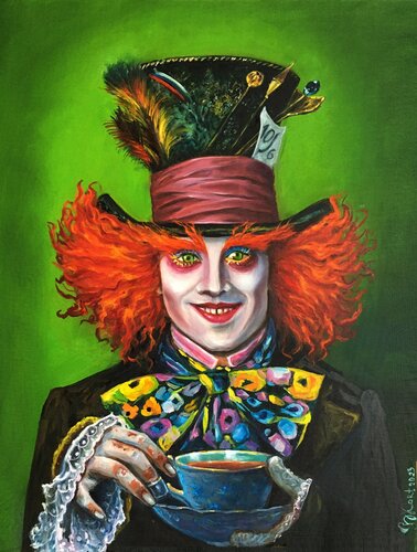 Mad Hatter. Alice in Wonderland by Olga Begisheva K., 회화 for Sale on Singulart