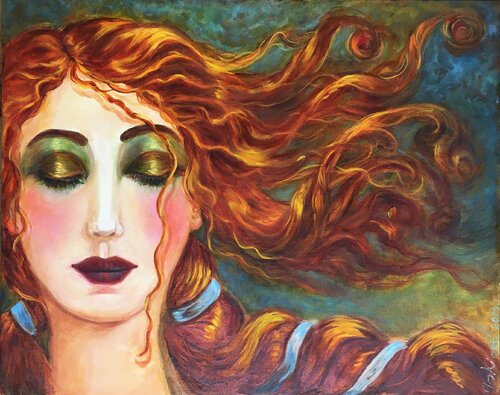 Freya's Sorrow von Olga Begisheva K., Malerei kaufen auf Singulart