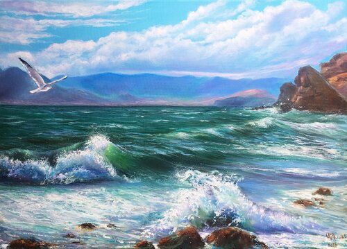 Sea Breeze von Olga Begisheva K., Malerei kaufen auf Singulart