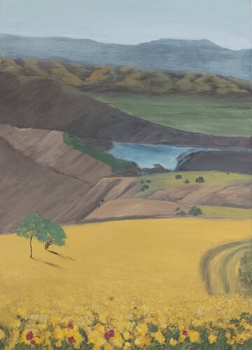 Richtung Berge di Gulschan Rokzad, Pittura in vendita su Singulart