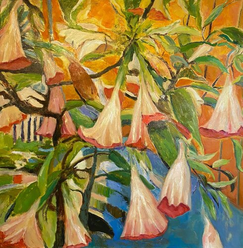 Eine Blume, eine Welt von Meizi Wang, Malerei kaufen auf Singulart