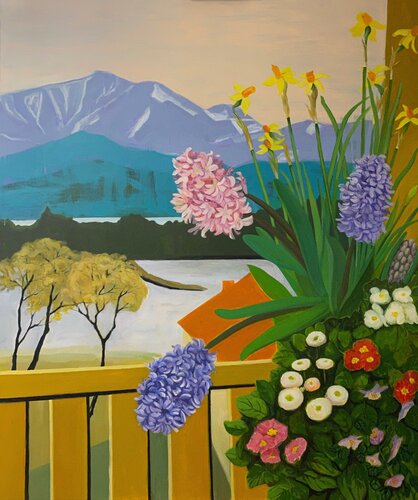 Hyazinthe - Der Frühling kommt by Meizi Wang, Painting for Sale on Singulart
