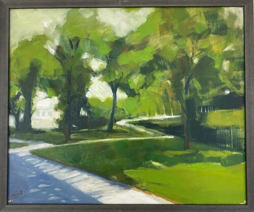 Park van Meizi Wang, Schilderij te koop op Singulart