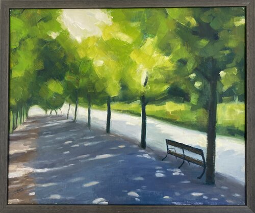 Park van Meizi Wang, Schilderij te koop op Singulart