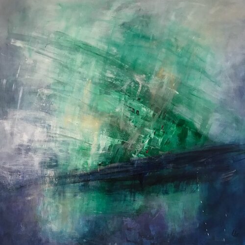 Eiswelt by Louise Wünsche, Painting for Sale on Singulart