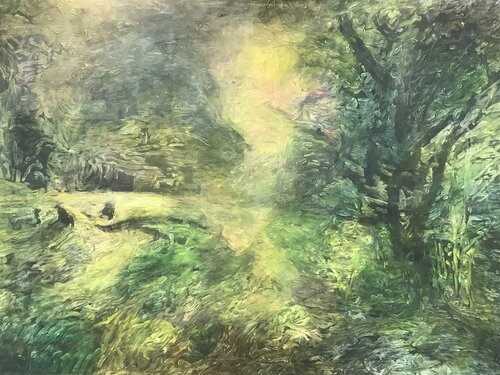 Wald 1 de Louise Wünsche, Pintura a la venta en Singulart