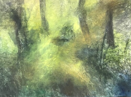 Wald 2 de Louise Wünsche, Pintura a la venta en Singulart