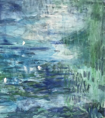 Wasser by Louise Wünsche, Painting for Sale on Singulart