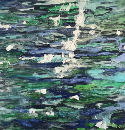Wasserspiegelung par Louise Wünsche, Peinture en vente sur Singulart