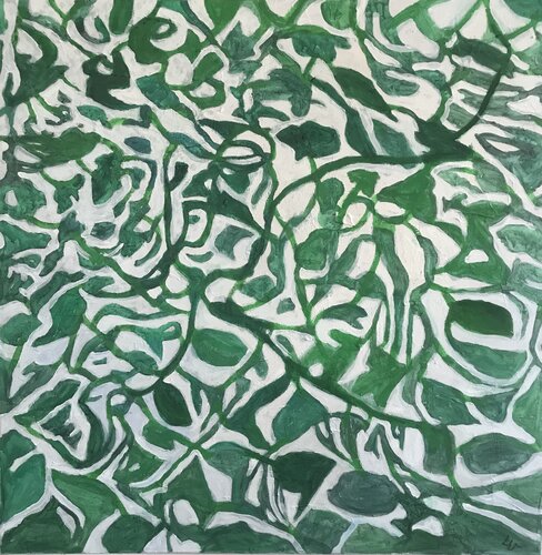 Green growth de Louise Wünsche, Pintura a la venta en Singulart