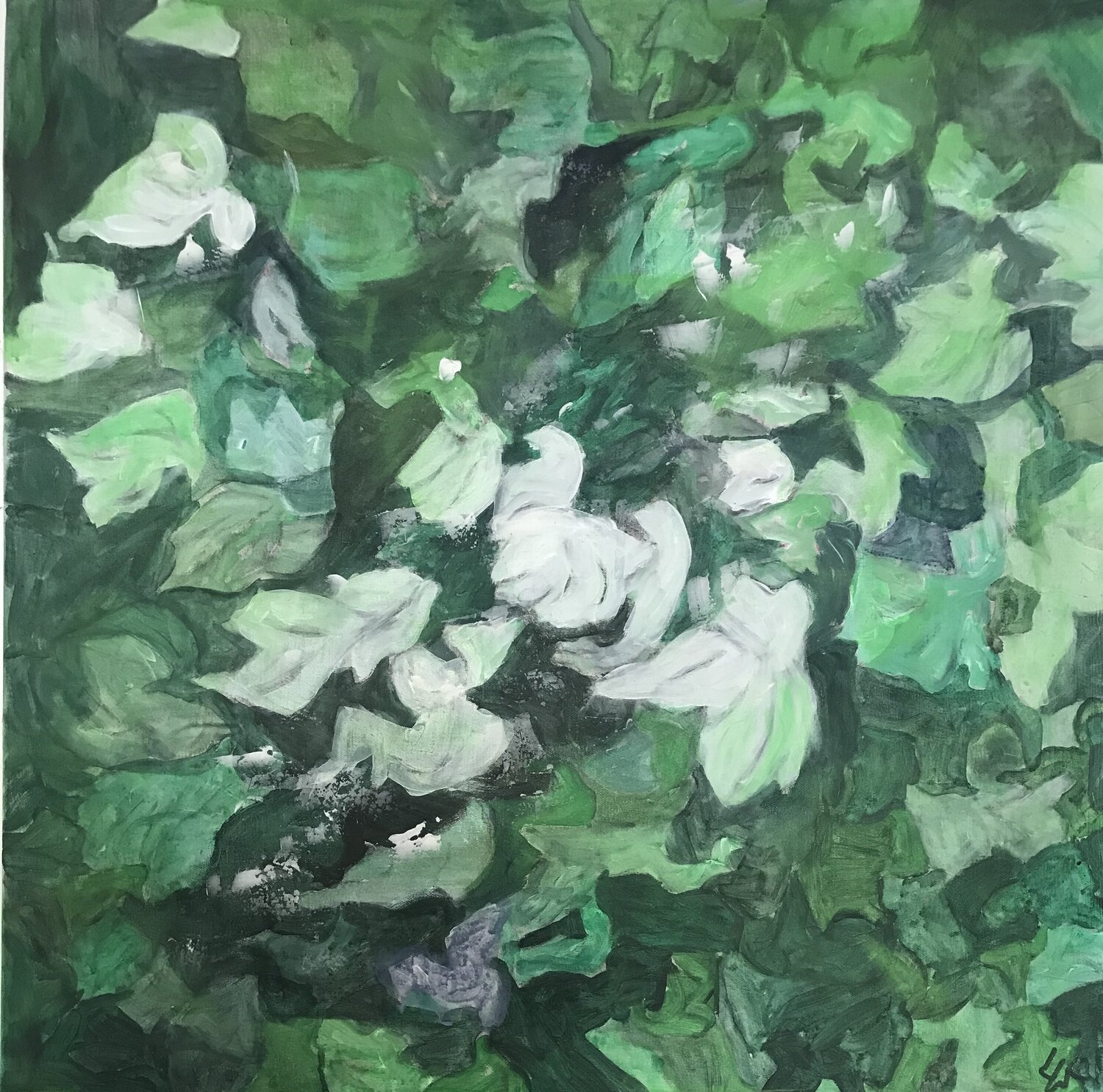 Sprache der Planze Louise Wünsche Peinture originale à vendre