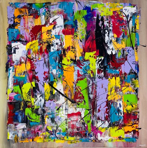 FRENESIA DI COLORI von Roberto Buccilli, Malerei kaufen auf Singulart