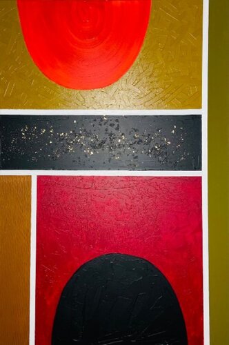 POL"L"ITTICO NR.4 van Roberto Buccilli, Schilderij te koop op Singulart