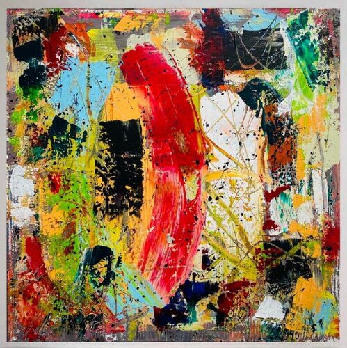 ONDA D'URTO van Roberto Buccilli, Schilderij te koop op Singulart
