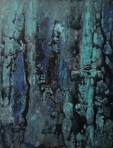BLUE MARINE van Roberto Buccilli, Schilderij te koop op Singulart