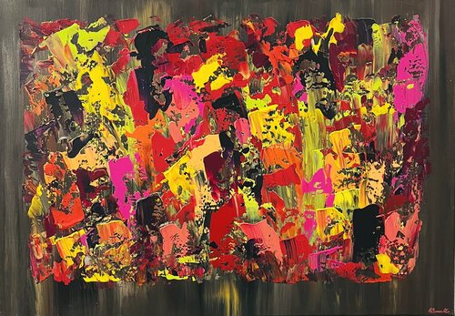 TRUE COLORS van Roberto Buccilli, Schilderij te koop op Singulart