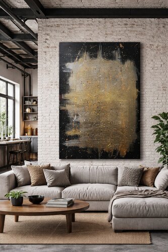 ASTRATTO GOLD van Roberto Buccilli, Schilderij te koop op Singulart