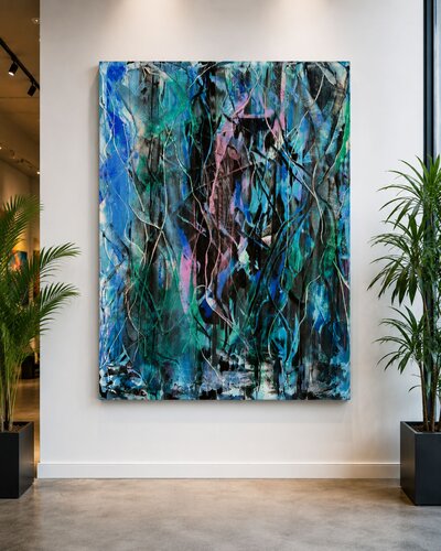 BOSCO LIQUIDO by Roberto Buccilli, 絵画 for Sale on Singulart