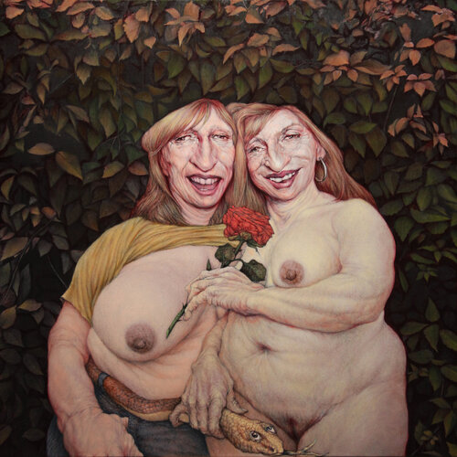 ADAN-A-EVA par Eusebio San Blanco, Peinture en vente sur Singulart