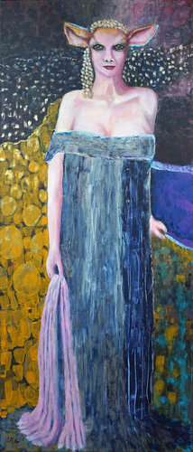 Klimts Elfe de Utaellamarie Peter, Pintura a la venta en Singulart