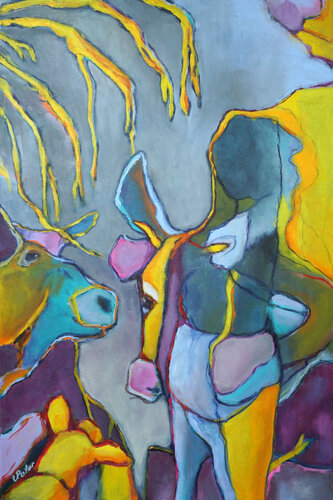 Das Milchmädchen de Utaellamarie Peter, Pintura a la venta en Singulart